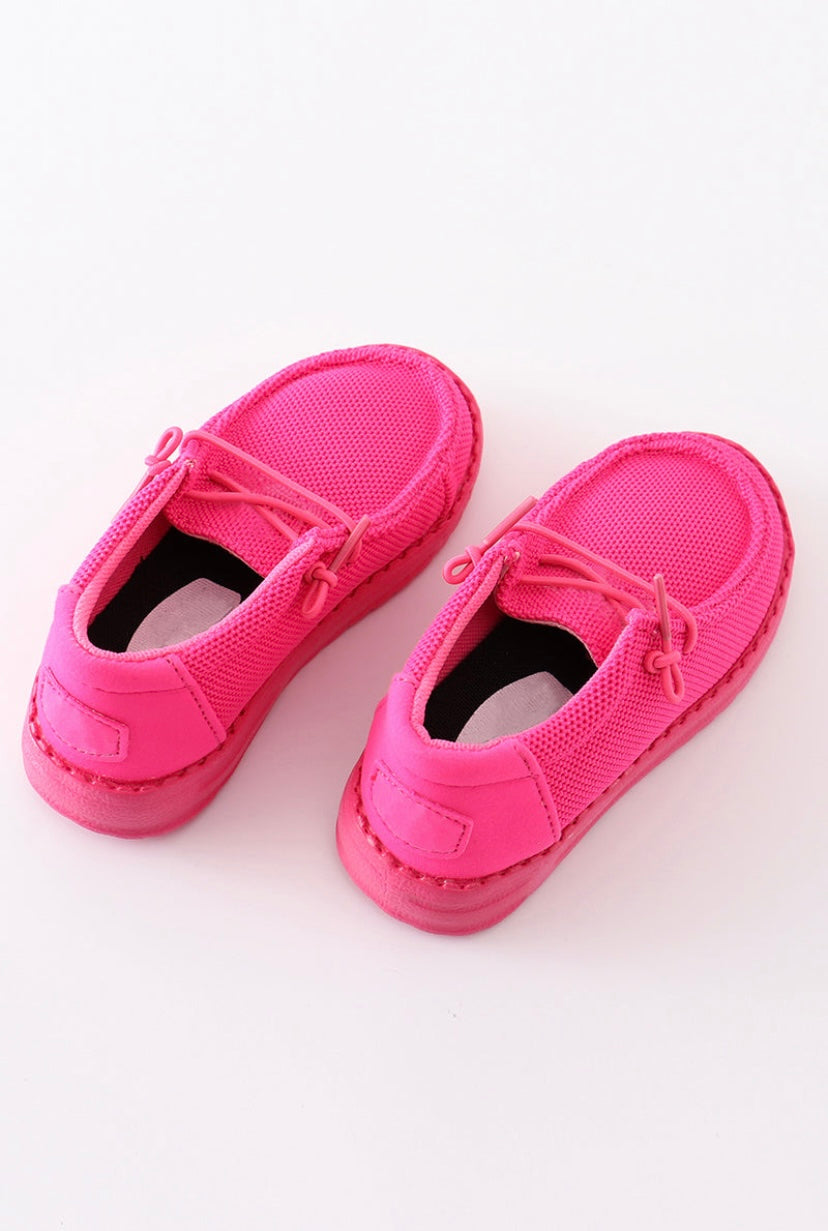 Hot Pink Canvas Shoes (Mommy & Me)