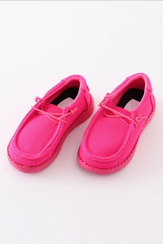 Hot Pink Canvas Shoes (Mommy & Me)
