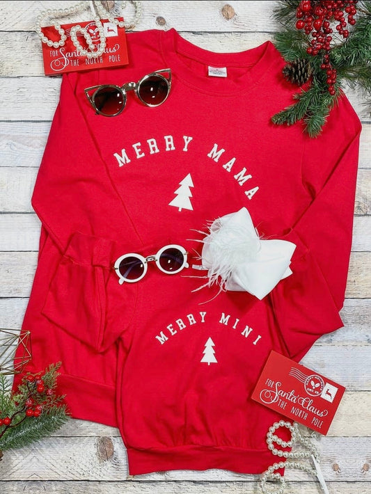 Merry Mama & Mini Sweatshirt