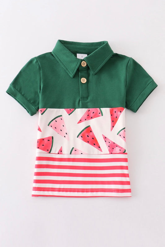 Boys Watermelon Polo Shirt