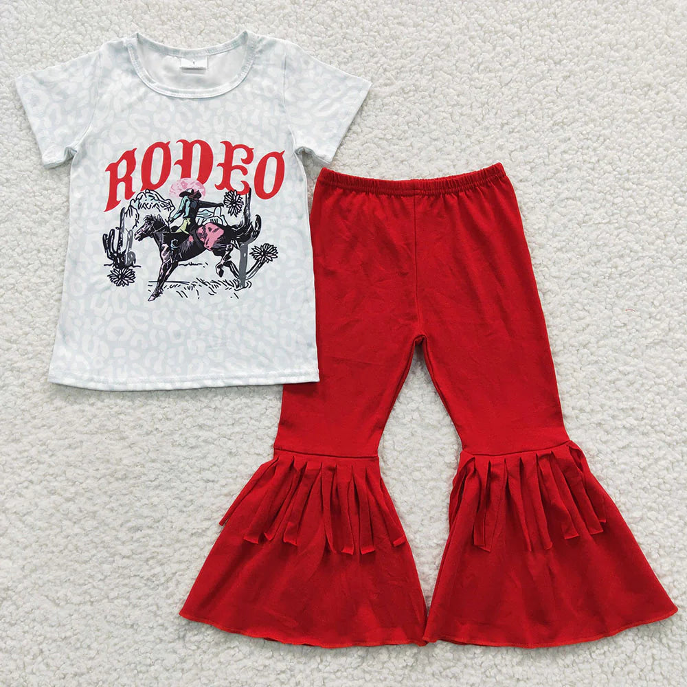 Rodeo Western Bell Bottom Set