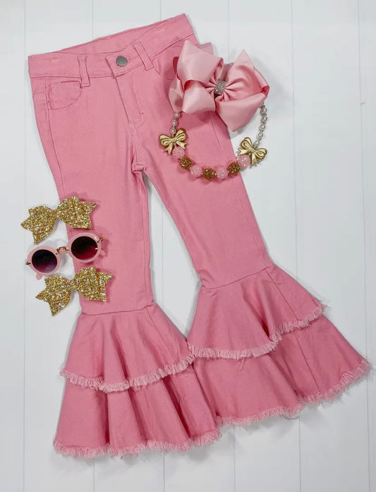 Forever Pink Bell Bottom Jeans