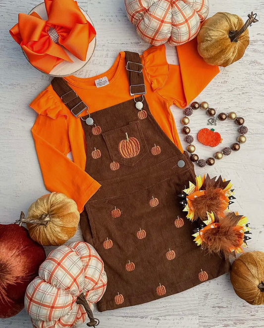 Pumpkins Overall Dress