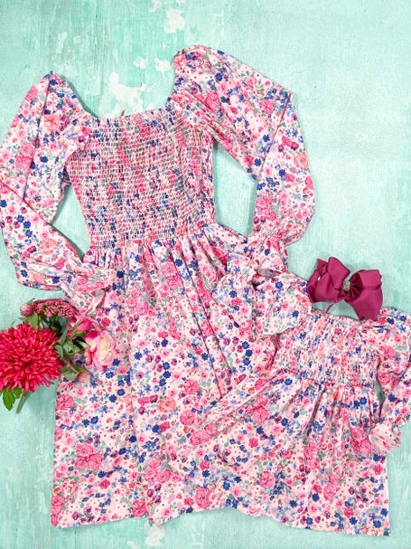 Mommy & Me Pink Perfection - Floral Dress