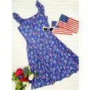 Mommy & Me Blue Floral Twirl Dress