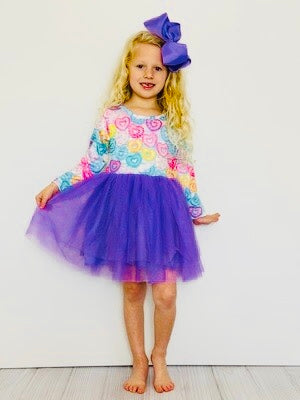 Bubble Heart Tutu Dress