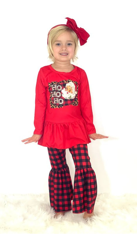 Kenna’s 2pc Santa flare pant set