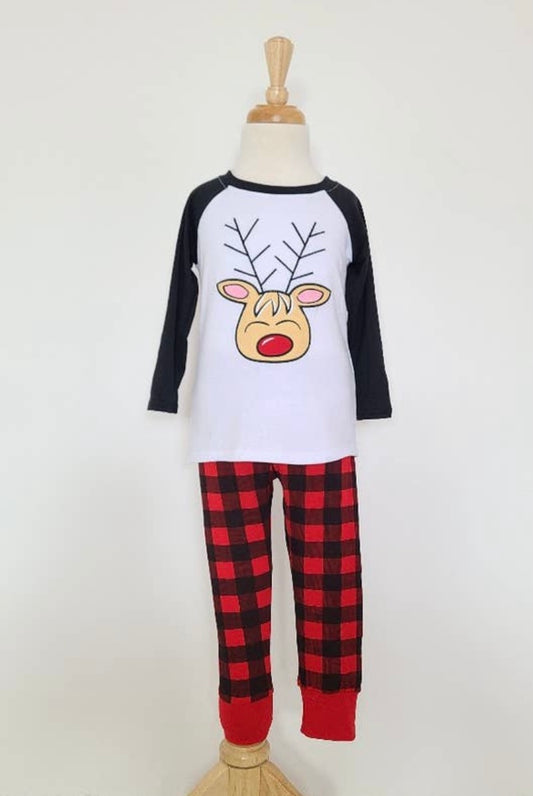 Boys Reindeer Pajamas